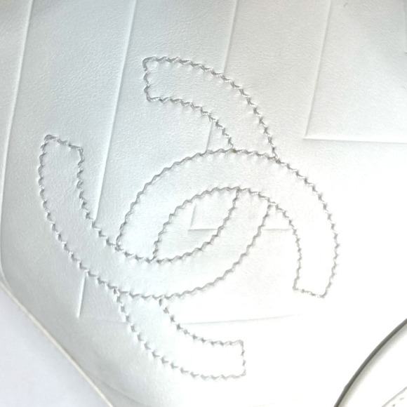 CHANEL White Boston Bag - Picture 9 of 16
